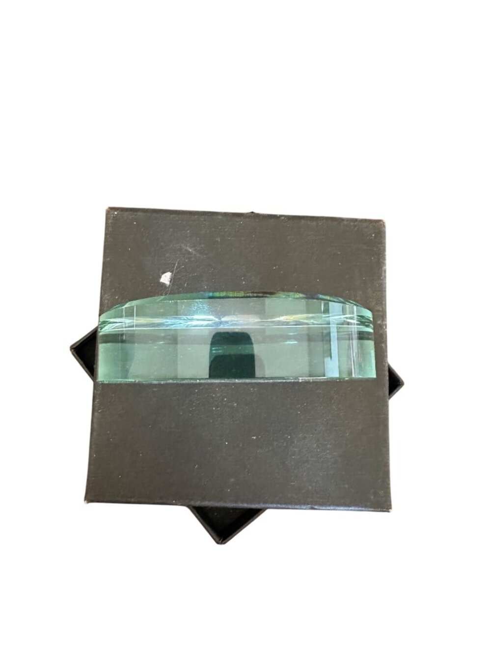 Edith Rockefeller McCormick Society Glass Paperweight With Box - CZS Logo - Picture 3 of 8
